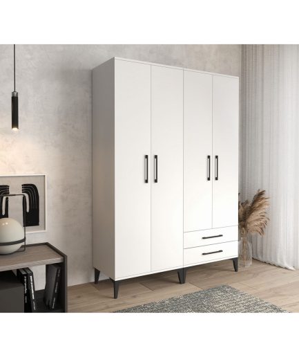 4 Kapaklı Elbise Dolabı